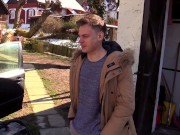 Preview 4 of CZECH HUNTER - This Guy’s Car Needed Repair He Can’t Afford So He Sells His Anal Virginity For Money