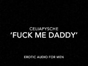 Preview 3 of Fucking Myself For Daddy - Erotic Audio for Men