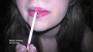 Pink Lipstick JOI Short