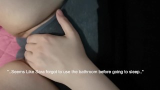 Saras Adventures 6.1 - Tratando de aguantar el pis durante la noche