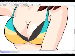 Speed Paint - Frisk y Chara Bikini