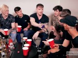 8 Amazing French Twinks Pornstars Fuck with Americans in wild Orgy Like you have never seen before!