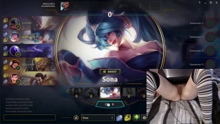 I'm Back Gamer Girl Let Me Play League Of Legends #20 Luna While Nude In Bed