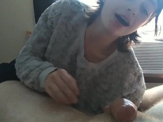 SophieEllie sucks and licks my dick until im satisfied. Cumshot. Feet.