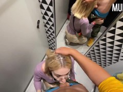 Получила сперму в рот в примерочной || Murstar - Screenshot 11 of 16 - Teenager