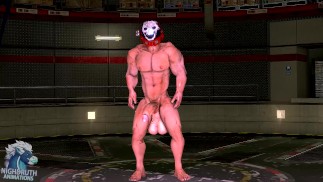 Анимация быстрого роста мышц, тест