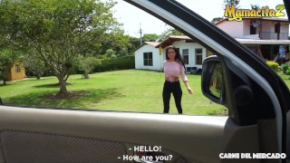 CarneDelMercado - Mila Garcia Perfect Tits Latina Colombiana Intense Fuck With Horny Stranger