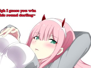Zero Two Sits on YourFace (Zero Two JOI) (Breathplay, Light Femdom,Facesitting, Two Endings)