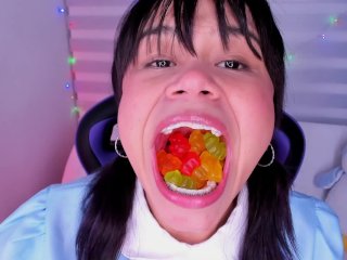 teenager, mouth, gummy, teen