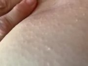 Preview 3 of extreme closeup pussy squirting and getting pampered by my stepson and husband is in next bed asleep