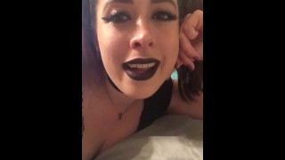 Fart Tease By A Goth Girl