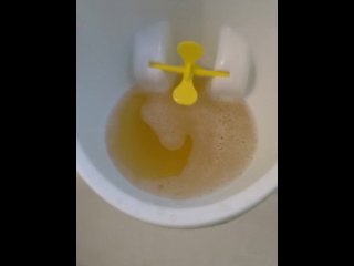 Urine Fetish Princess Potty Training Boy Urinal Toy Aim Play!:Girl Stands to Pee Foamy Yellow_Piss