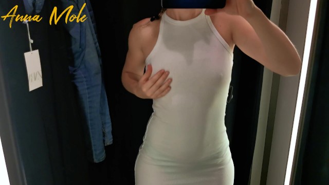 Woman Pov Porn Dressing - The Girl in the Fitting Room, Choosing a new Dress. ANNA MOLE.POV. -  Pornhub.com