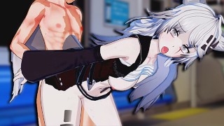 Arknights - LAPPLAND POUNDED IN PUBLIC 3D Hentai