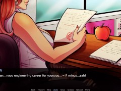 Getting Throatfucked By A Corrupt Teachers Assistant - Futadom World