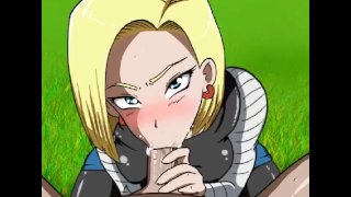Part 12 Of Dragon Ball ANDROID 18 POV BLOWJOB