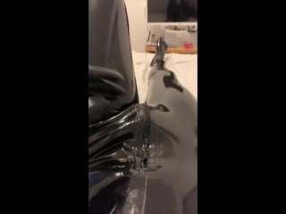 BLACK RUBBER SUIT SEX