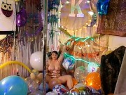 Preview 2 of Looner Balloon Party! 100+ Balloons B2P, Hump,Sucked,Fucked& pussy stuffed Balloon/Inflatable Fetish