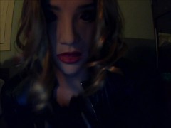 May and Playmate suited up Pt1! Wearing female mask May and looking for trouble!