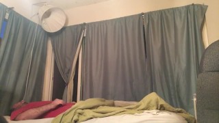 Man Masturbates In Bed At Night