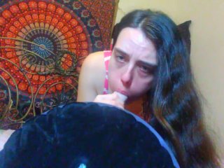 Sucking Cock You're MyMaster: Moaning Dildo Worship:Submissive Hot Slut PinkMoonLust from_ONLYFANS
