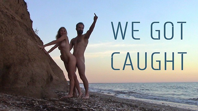 640px x 360px - Public Sex on the Beach - WE GOT CAUGHT! - Pornhub.com