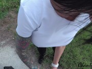 Preview 1 of PUBLIC RISKY BLOWJOB & DOGGY FUCK - REAL AMATEUR WIFE TAKES A HUGE FACIAL! CHANTYCHRYS