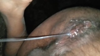 After Being Fingered And Fucked On A Beach At Night Outdoor Anal Cream Pie