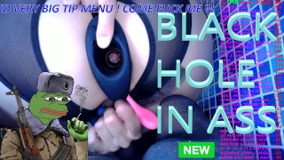 EPIC - WOW & NOW - VERY HUGE BUTT PLUG BLACK HOLE IN MY ESPANOL BIG ASS - THE BEST WEBCAM MODEL