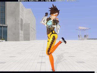 3d hentai, tracer, hentai cosplay, 60fps