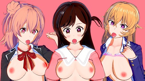 ANIME CREAMPIE COMPILACIÓN (Hazaña. Rent-A-Girlfriend, Food Wars y OreGairu)