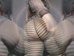 Send and Stroke Mesmerizing Domme rips leggings