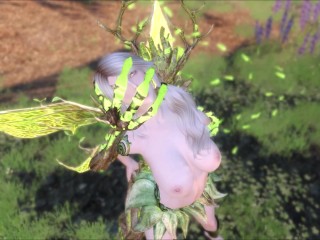 Fairy Elf Aerin Gets Fucked by Spriggan Monster in the Woods
