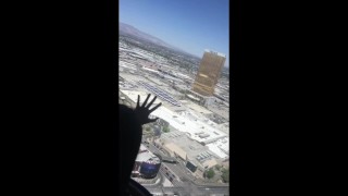Las Vegas Asiatische Schlampe Auf Dem Kasinoboden Abgeholt Wird Am Fenster Meines Vip-Hotelzimmers Gefickt