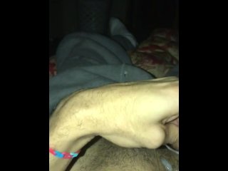 Pro lo was horny and had to get one off at night with everyone home