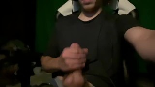 Masterbating While Seated In A Gaming Chair