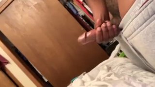 Watch Jay Piper Jack Off and Bust Huge Load On His Neighbors Wife Bed
