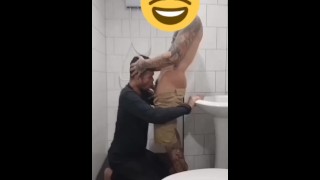 Tattooed Asian Gay Wild Fuck Session with Friend