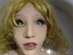 FULL- Bimbo Bathroom Lockdown - Miss Eva Mae - silicone m2f deep transformation