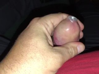 Jerking off my cock 