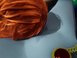 Lesbian Teen Titans - Starfire xRaven - 3D Porn