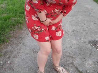 ⭐ Alice - Desperate Public Pee Squat - Because I like peeing outdoors )