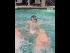 Dolphin Swim Booty View Swimming