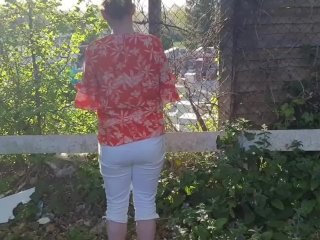 ⭐ Public Jeans Pee and walking home in very pissy stained jeans )