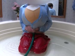 WWM - Popping Button Up Shirt Inflation