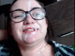 Absolutely Covering MILFs Face in Cum in Slow-Mo