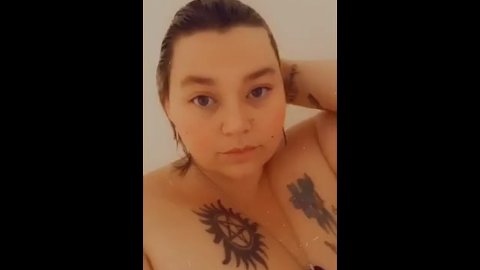 Army wife has shower fun (full video bought on only fans) 