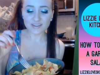 kitchen, lizzie loves kitchen, solo female, livestream