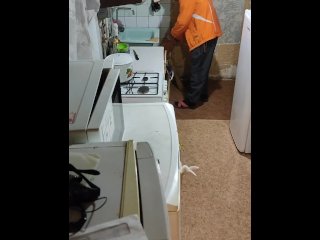 Pancakes with apple.