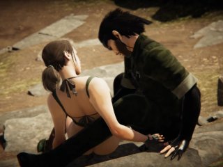 MGS Metal Gear Solid - Sex with Quiet - 3D Porn